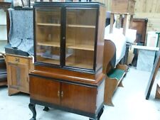 MORE UNUSUAL C1920 FRENCH EMPIRE STYLE CHEMISTS OR PHARMACY DISPLAY CABINET.
