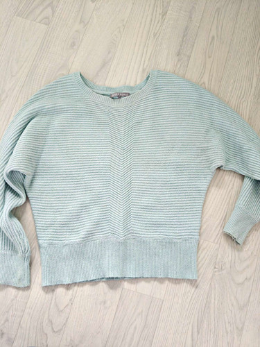 Oliver bonas blue knit crew - blue,