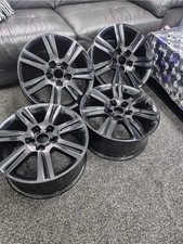 4x AUDI A4 A3 ALLOY WHEELS 7.5jx17 Inch 5 stud et45 8K0601025B GLOSS BLACK