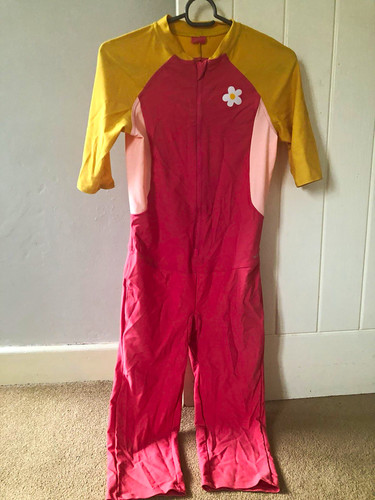Girls pink yellow colourblock - pink/yellow,