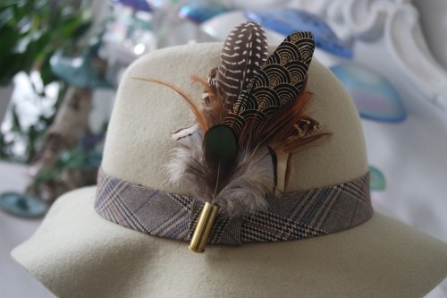 Feather and bullet - bullet, hat