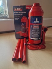 Sealey SJ8 Bottle Jack 8 Tonne Car Van Hydraulic Lift Garage Workshop