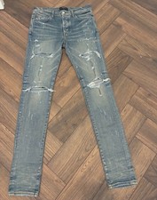AMIRI Ripped Jeans Denim Blue Size 32 Brand New 