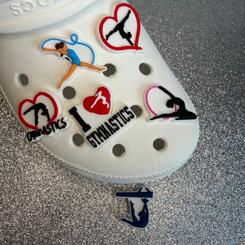 Gymnastics shoe charm