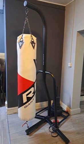 Free standing punch bag with - punch,