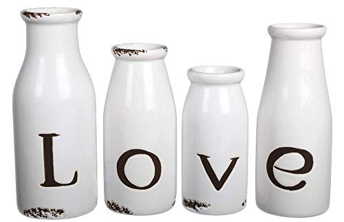 Set vintage white love - 4,
