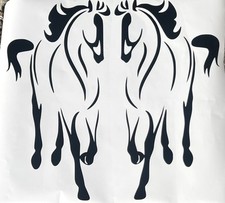 Horse Box Pair Vinyl Decal –