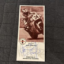 Signed fan card Kevin Schwantz