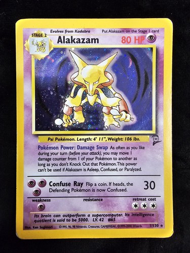 Alakazam 130 base set - base, 2