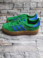 Size 6 - Adidas Gazelle Bold Green Blue Gum IE1370