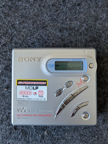 Sony r500 portable - portable, minidisc