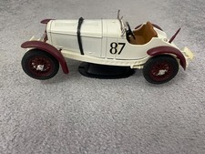 1:18 Mercedes-Benz SSK 1928 - White - Burago - Diecast Scale Model Car  VGC