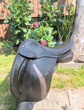 17" Wide Jeffries Stamford Working Hunter/show saddle - Brown