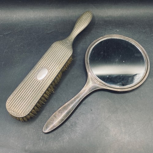 Brush mirror mixed pair - mirror,