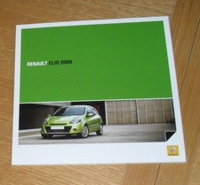 Renault Clio Brochure 2009 1.2