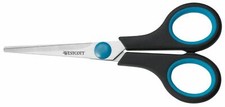 Westcott Scissors Easy Grip 5 Inch Ergonomic Rubber Soft Grip Stainless Steel