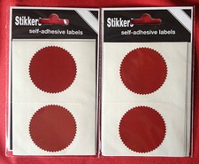 16 (2 Packs) Red Company Seal