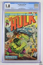 1974 Marvel Comics Incredible Hulk #180 CGC 1.8 Wolverine & Wendigo Appearances
