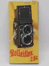 Rolleiflex 2.8C Camera Brochure Franke & Heidecke Vintage Photography Advertisin