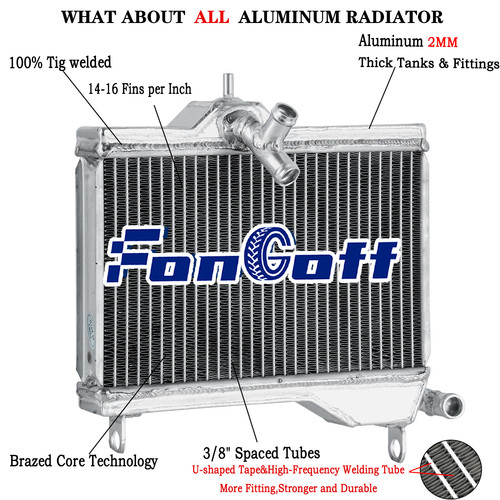 Row aluminium radiator for - radiator,