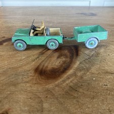 DINKY LAND ROVER AND TRAILER