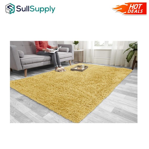 Elegant ochre yellow shaggy - elegant,