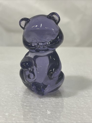 Fenton glass bear rare - glass,