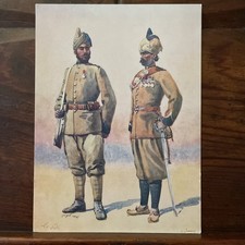 India Military Punjab Frontier Force Postcard Unused VGC