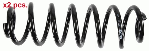 Pcs rear coil springs - x2,