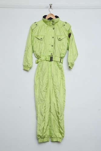 Vintage ski suit green retro - ski,