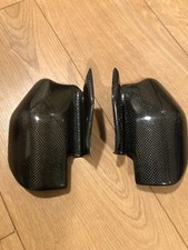 Genuine Ducati Monster 900S carbon fibre exhaust guards