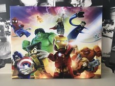 Lego Super Heroes Wall Hanging Canvas.