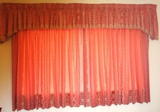 PAIR PP UNLINED CURTAINS &