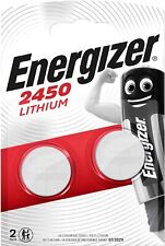 2 x Energizer CR2450 3V Lithium Coin Cell Battery 2450 DL2450 Longest Expiry