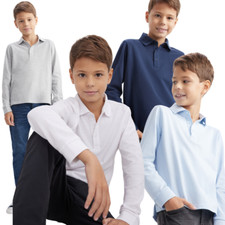 Boys Long Sleeve Polo Shirts