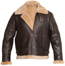 Men's RAF Brown Real Shearling