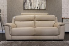 Barker & Stonehouse Laura Fully Sectional Premium Leather 3 Seat Sofa