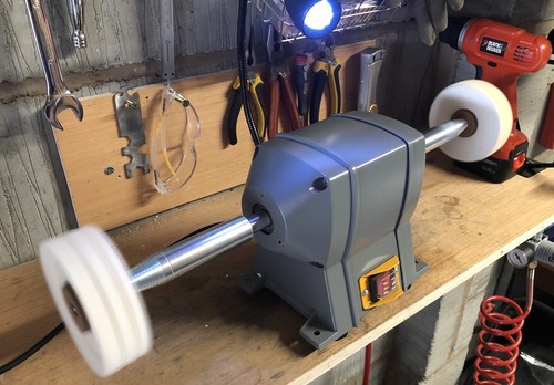 Golf club iron polishing - club, /