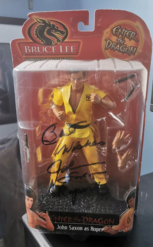 Signed john saxon roper bruce - saxon,