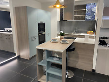 ex-display Schmidt Kitchen in scandi wood effect and green tea