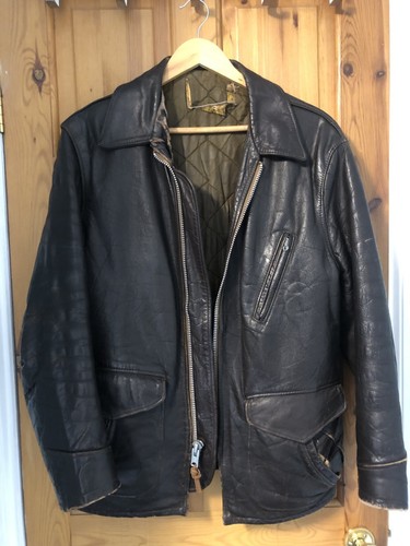 Vintage steerhide brown half - vintage,