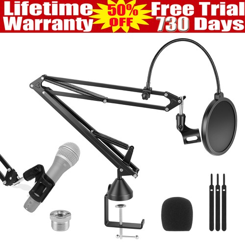 Microphone boom arm stand - microphone,