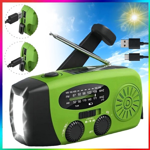 Wind solar radio - am/fm, up