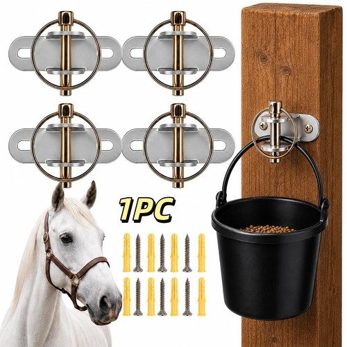 Stable feed bucket holder - feed,