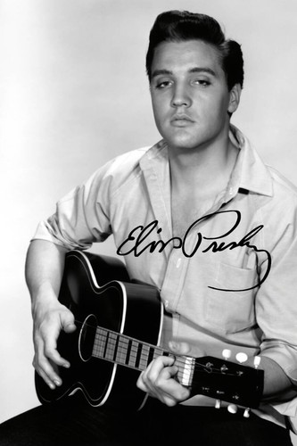 Elvis presley signed autograph - elvis,