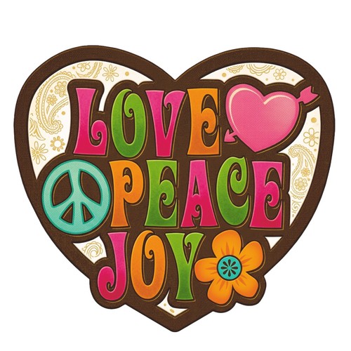 Love peace joy vinyl - peace, sticker