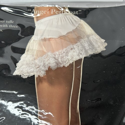White petticoat skirt tutu - white,