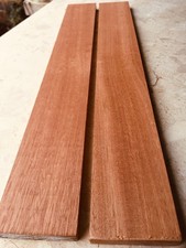 NEW Mahogany Timber Hardwood Marine Grade Planed Blanks Craft Hobby DIY X2