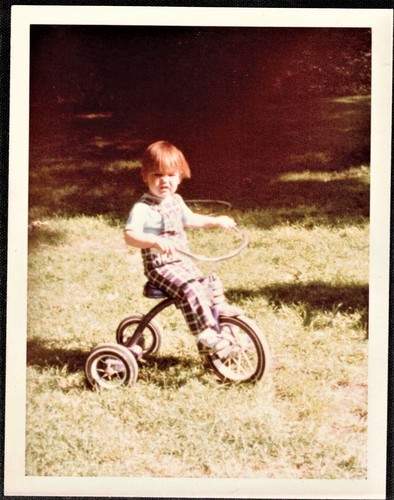 Vintage photograph riding - vintage, on