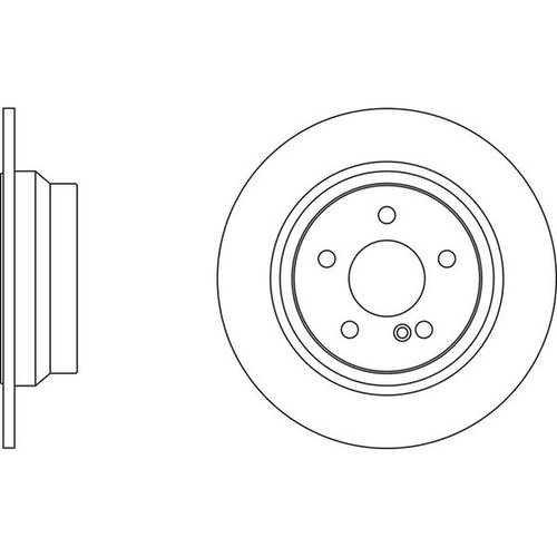 Apec blue brake disc rear - brake,